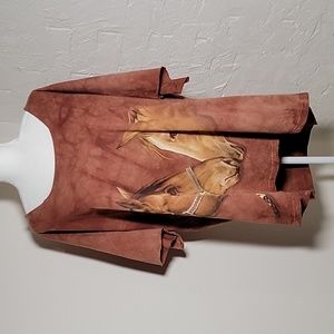 The Mountain | 3XL | Vintage Horse Short Sleeve Raw Edge Tie Dye T-Shirt